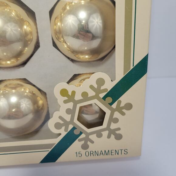 15 Jumbo Glass Vintage Christmas Bulb Ornaments by Rauch Pyramid - Picture 2 of 7